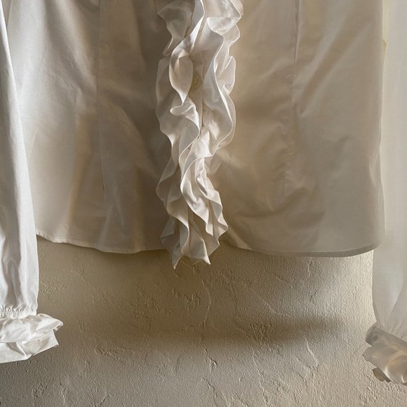 Difference Paris White Blouse size 3 - Picture 4 of 5
